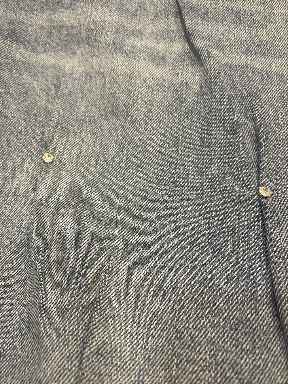 Shopevelyn Signature 8 Gray Wide-Leg Jeans with Stud Accents - Picture 4 of 9